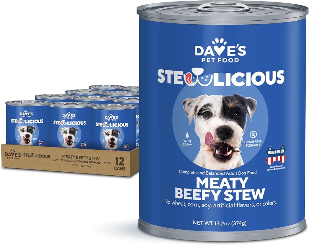 Dave’s STEWlicious Grain-Free Meaty Beefy Stew – 13 oz.