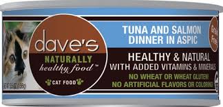 Dave’s Naturally Healthy Tuna & Salmon Dinner for Cats – 5.5 oz.
