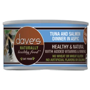 Dave's Naturally Healthy Tuna & Salmon in Aspic Food - 3 oz.