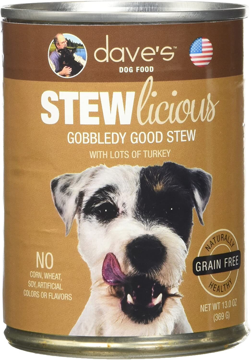 Dave’s STEWlicious Grain-Free Turkey & Sweet Potato Stew canned Dog Food – 13.2 oz.