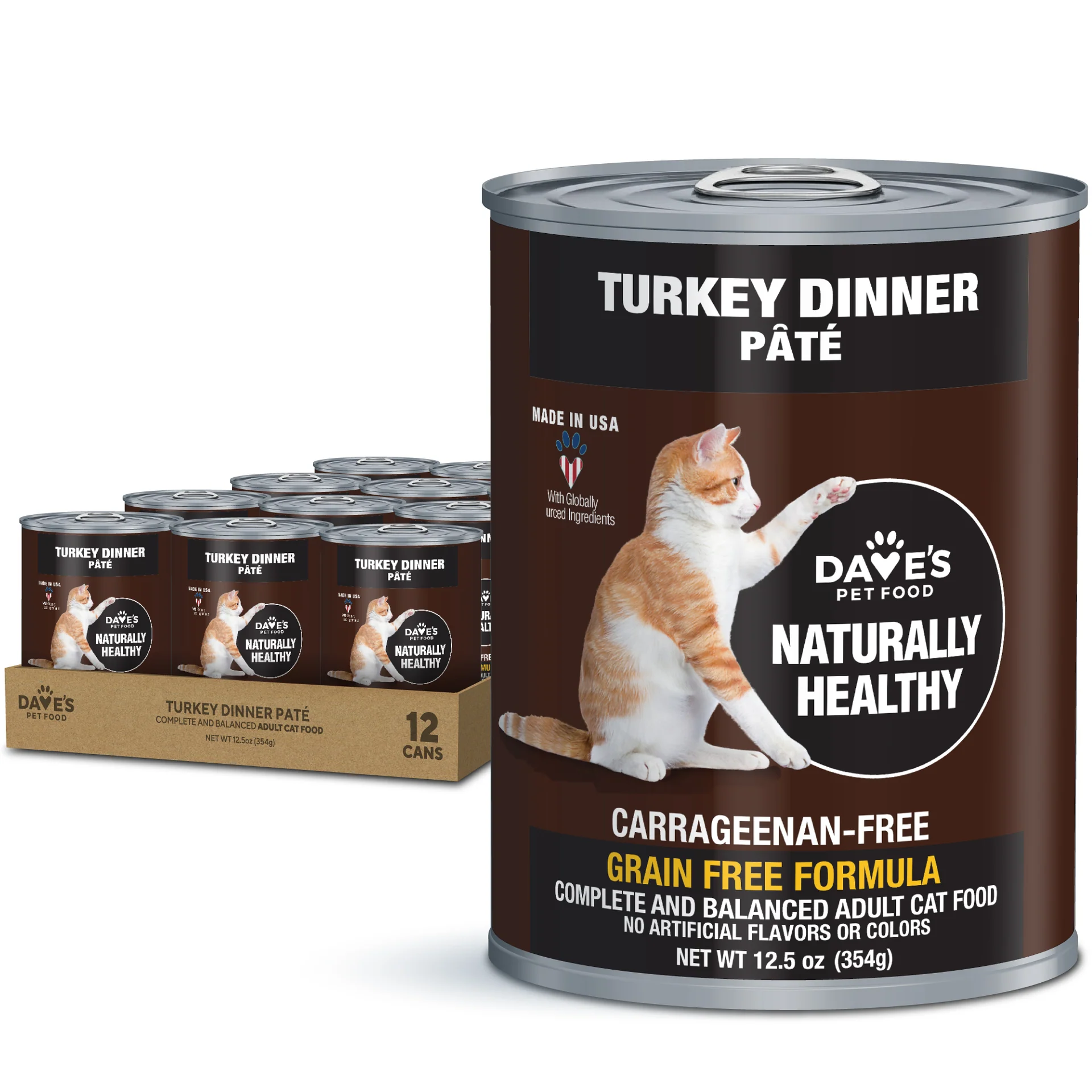 Dave’s Healthy & Delicious Grain Free Turkey Recipe – 12.5 oz.