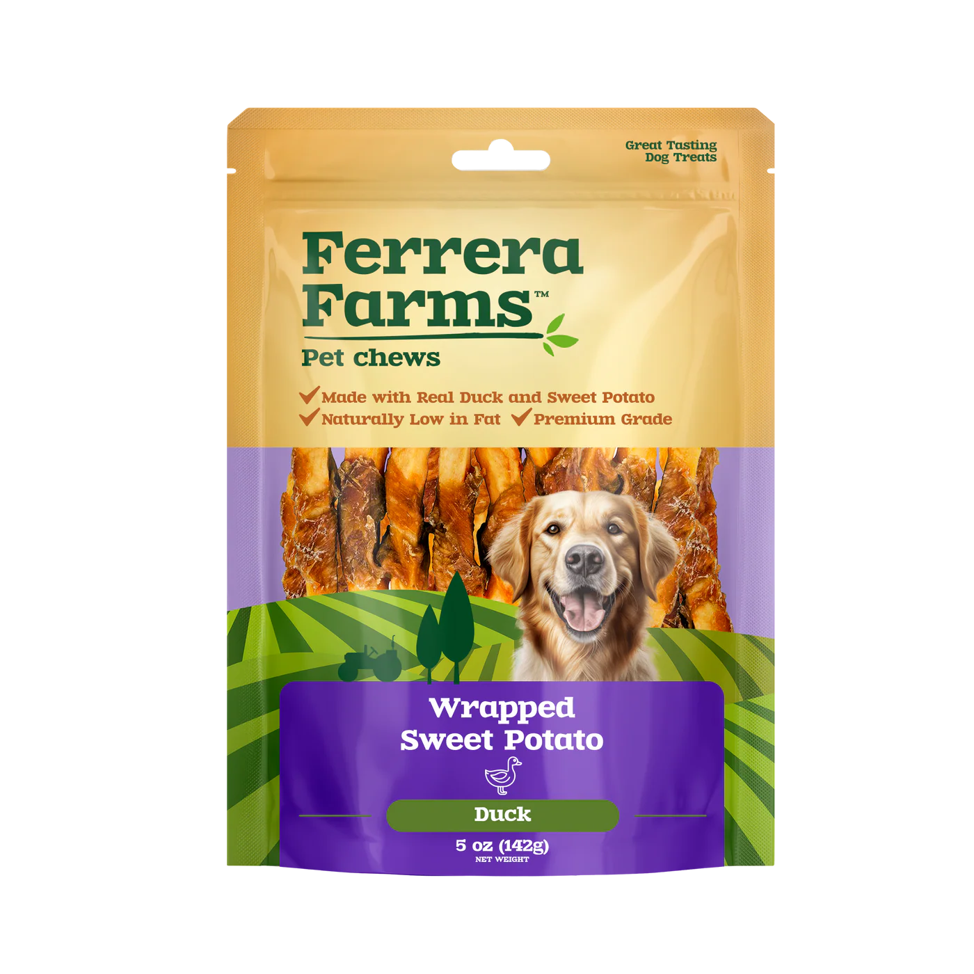 Ferrera Farms Duck Wrapped Sweet Potato – 5 oz.