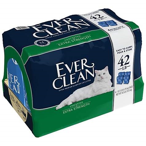 Ever Clean Extra Strength Unscented Clumping Cat Litter