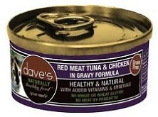 Dave's Grain Free Tuna & Chicken in Gravy - 5.5 oz.