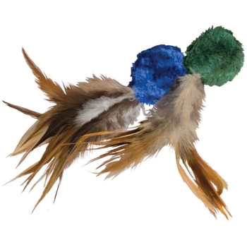 KONG Crinkle Ball with Feathers