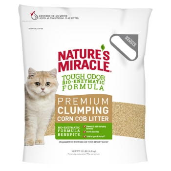 Nature’s Miracle Odor Control Clumping Cat Litter – 10 lb.