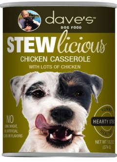 Dave’s STEWlicious Grain Free Chicken & Vegetable Stew –  13.2oz can
