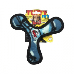 Tuffy Boomerang Jr. Dog Toy - Blue Camo