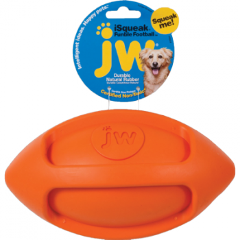 JW iSqueak Football w/ Squeaker – Medium