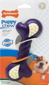 Nylabone Puppy DBL Action Chew Bacon Flavored- Regular