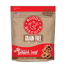 Buddy Biscuits Soft & Chewy Grain Free Grilled Beef – 5 oz.