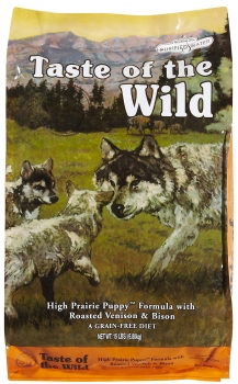 Taste of the Wild High Praire Puppy Venison/Bison- 28 lb.
