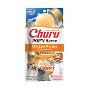Inaba Churu POP'N Serve Chicken Recipe Cat - 2 pk.