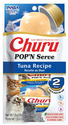 Inaba Churu POP’N Serve Tuna Recipe – 2 pk.