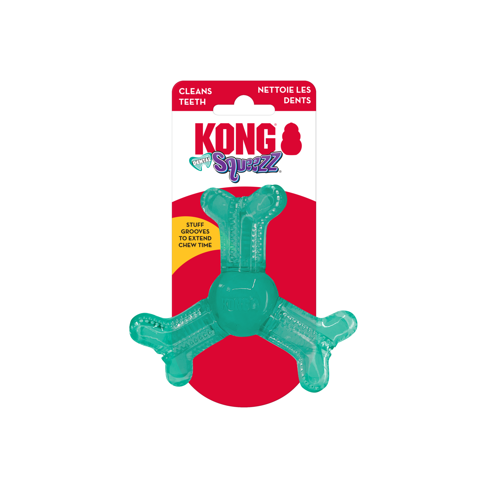 KONG Dental Squeezz Roller Bone – Small