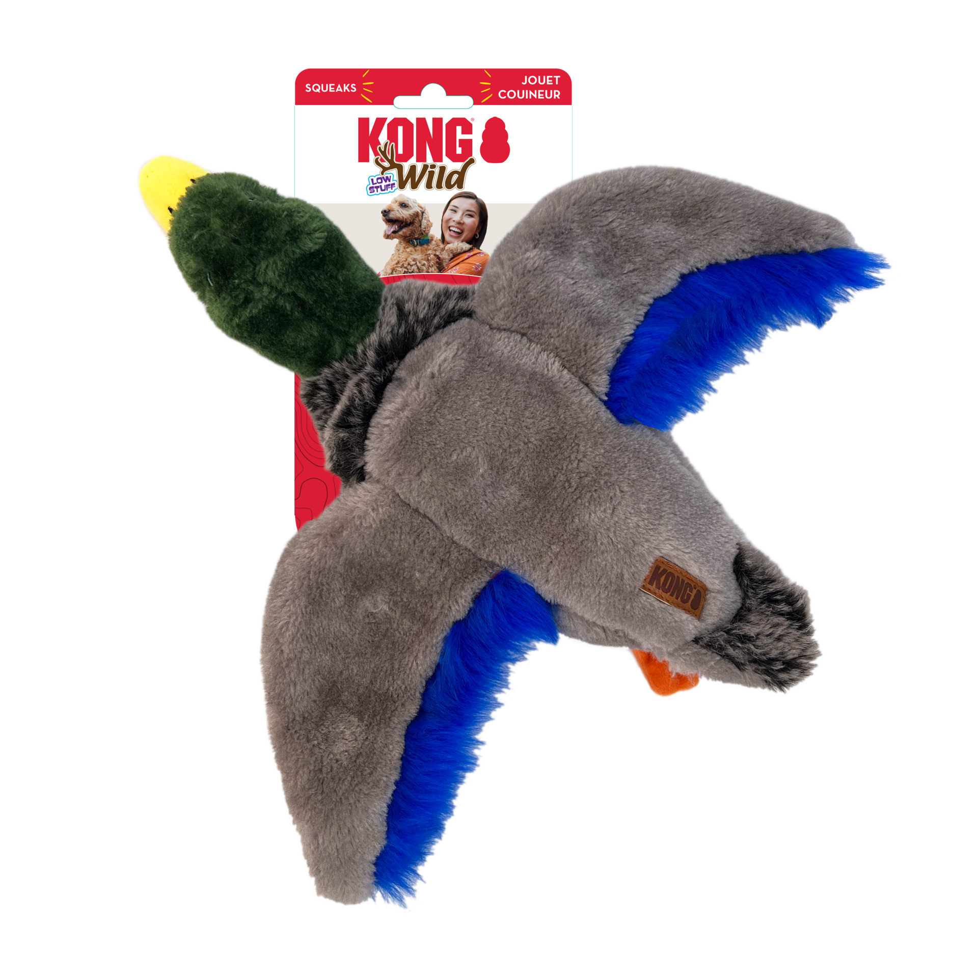 KONG Low-Stuff Wild Mallard – Medium