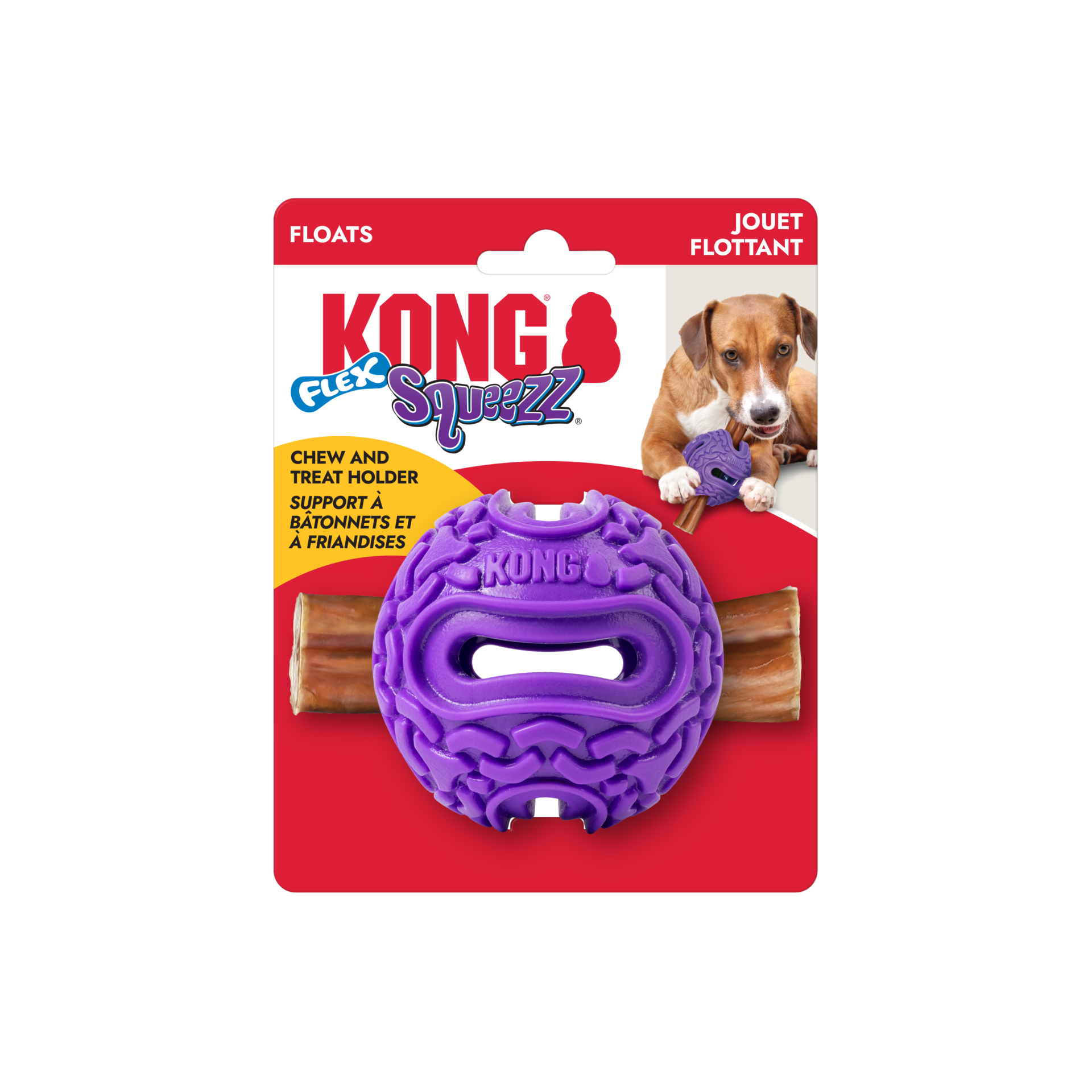 KONG Flex Squeezz Treat Ball – Sm/Md