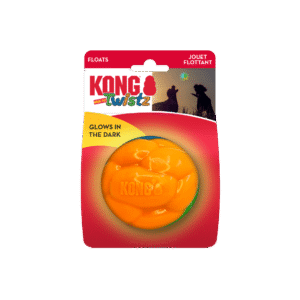 KONG Twistz Glow in the Dark Ball Dog Toy - Large