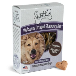Lazy Dog Co.Limited Ingredient Molasses Crisped Blueberry Oat Crunchy Baked Dog Treats - 14 oz.