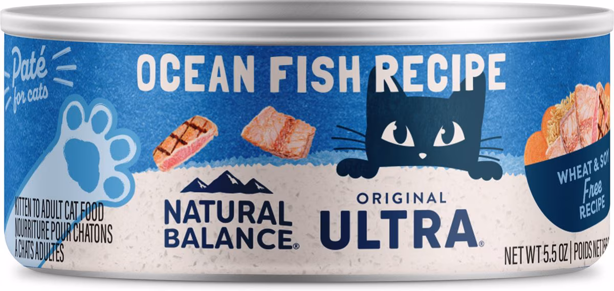 Natural Balance Ultra Ocean Fish Canned Cat Food – 5.5 oz.