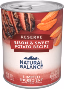 Natural Balance L.I.D. Bison & Sweet Potato- 13oz can