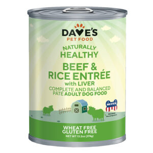 Dave's Naturally Healthy Beef & Rice Dog Food - 13 oz.