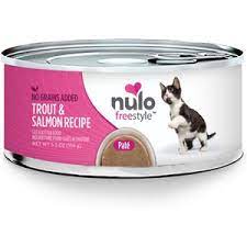 nulo Grain-Free Trout & Salmon Recipe for Cats – 5.5 oz. can