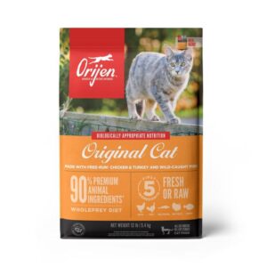 Orijen Original Grain-Free High Protein Cat & Kitten Food - 12 lb. bag