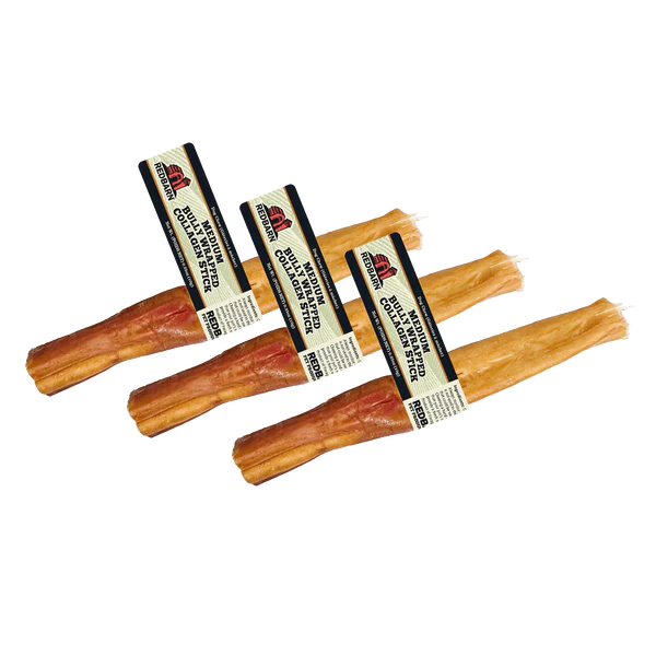 Red Barn Bully Wrapped Collagen Stick – Medium