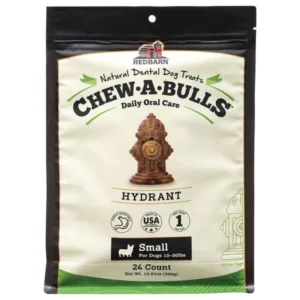 Red Barn Chew-A-Bulls Hydrant Dog Treat Small - 24 pack