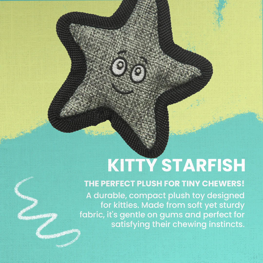 SnugArooz Kitty Starfish Cat Toy