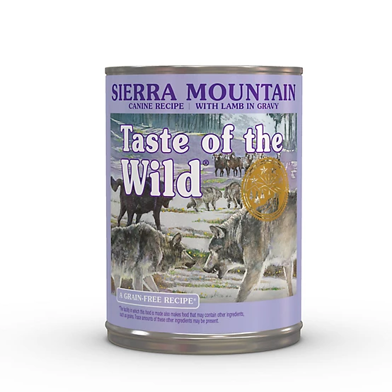 Taste of the Wild – Wild Sierra Mountain Dog Food – 13.2 oz. can