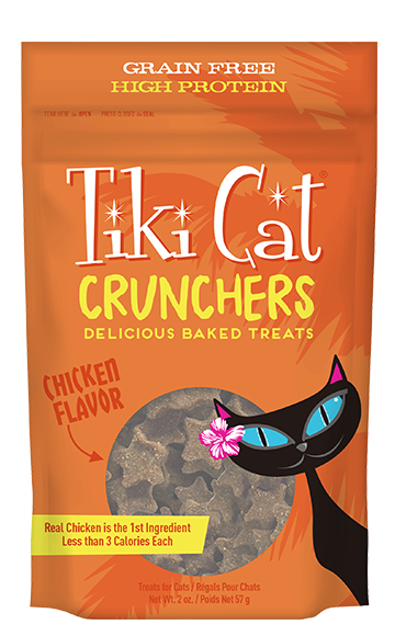 Tiki Cat Crunchers Chicken & Pumpkin Treat – 2 oz.