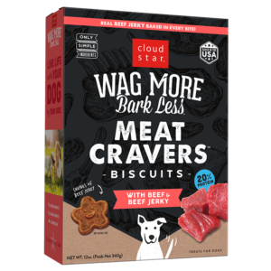 Wag More Bark Less Meat Cravers Beef Dog Treats - 12 oz.