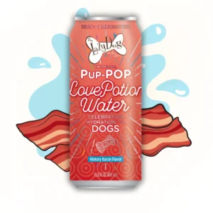 Lazy Dog Co. Pup-Pop Love Potion Hickory Bacon Flavor Dog Drink - 15.5 oz.