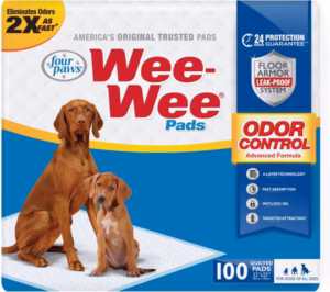 Four Paws Wee Wee Odor Control Pad - 22 x 23 in. - 100 count