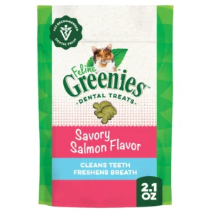 Feline Greenies Savory Salmon Flavor Dental Treats - 2.1 oz.