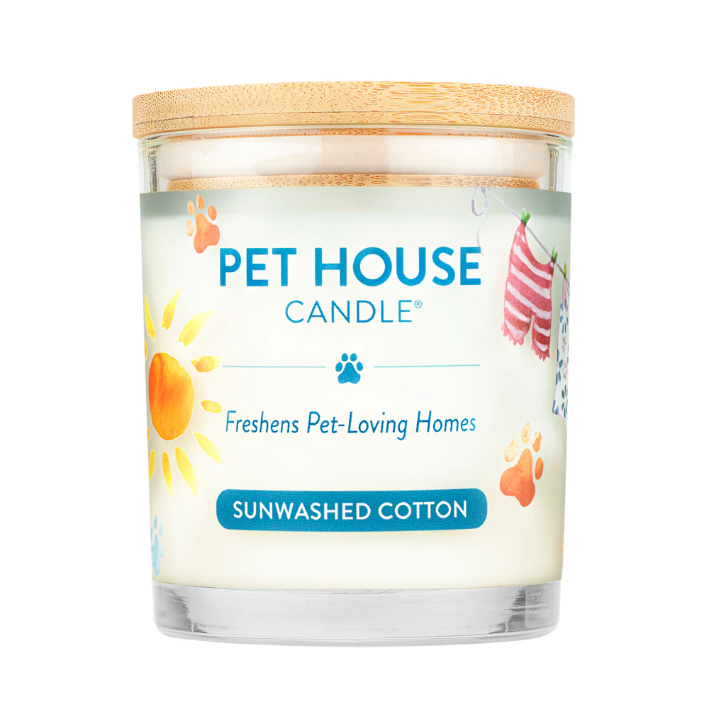 Pet House Sunwashed Cotton Candle – Large