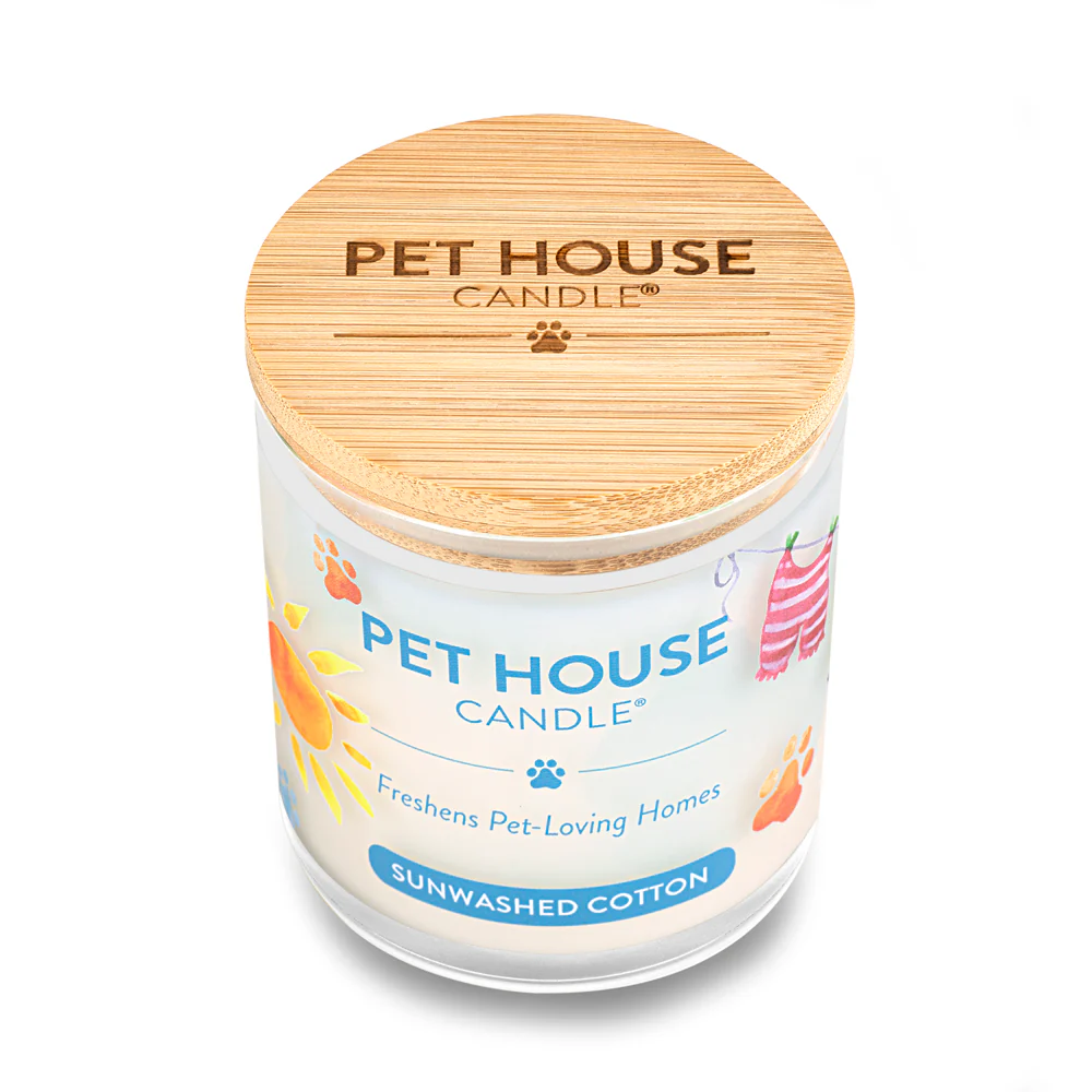 Pet House Sunwashed Cotton Candle – Large