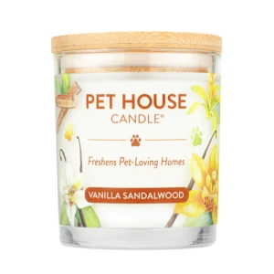 Pet House Vanilla Sandalwood Candle - Large