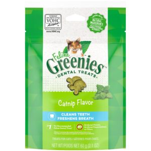 Feline Greenies Catnip Flavor Dental Treats - 2.1 oz.