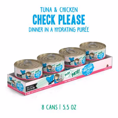 Weruva Best Feline Friend Check Please! Tuna & Chicken Pate – 5.5 oz. can