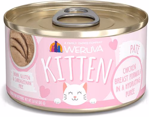 Weruva Kitten Chicken Breast Puree – 3 oz. can