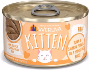 Weruva Kitten Tuna & Salmon Puree - 3 oz. can