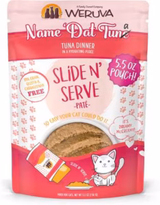 Weruva Slide N' Serve Name 'Dat Tuna Pate for Cats- 5.5 oz. pouch