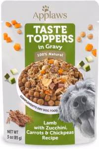 Applaws Taste Toppers Lamb Carrot Zucchini Chickpeas Gravy Pouch Dog - 3 oz.