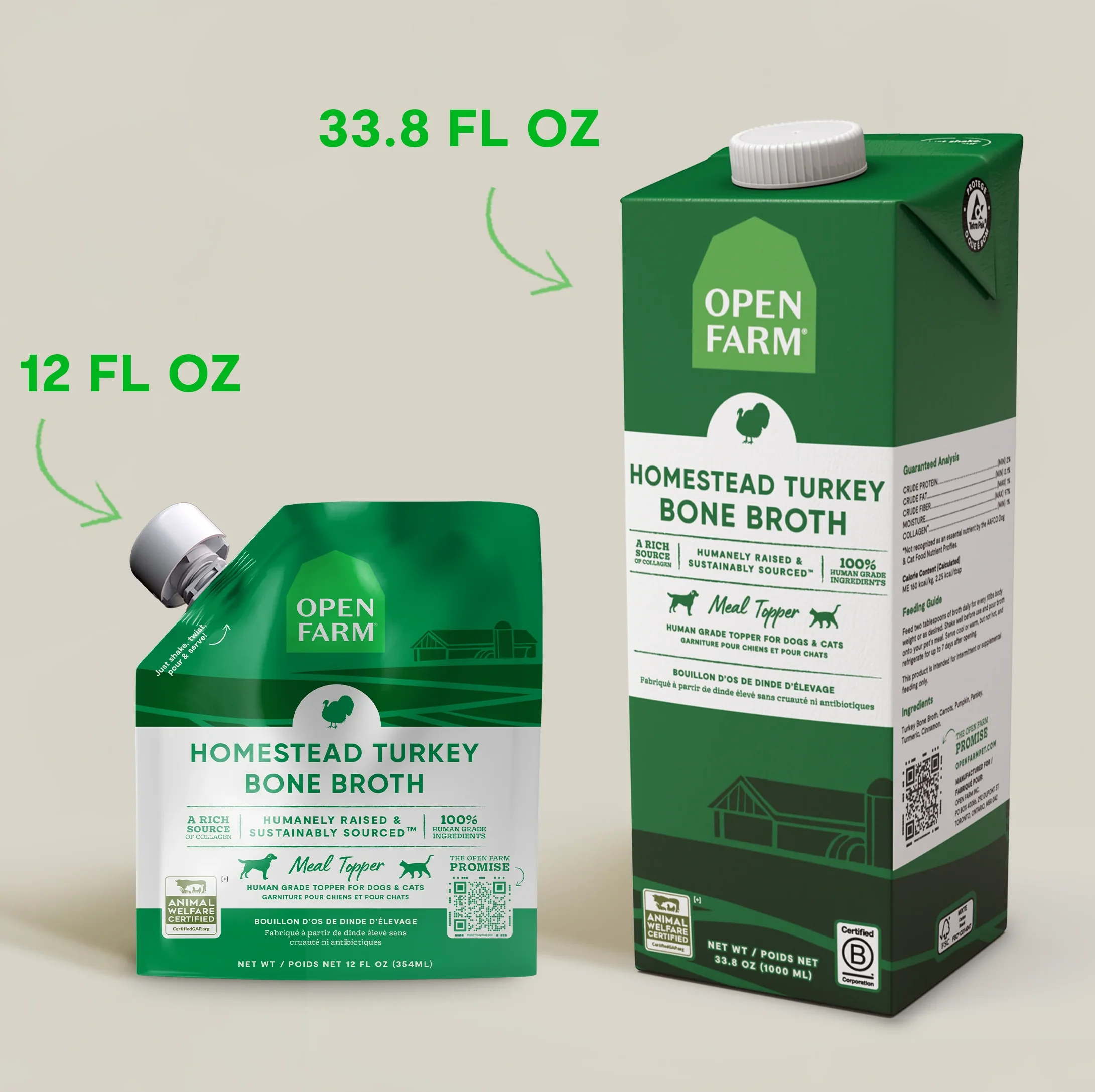 Open Farm Homestead Turkey Bone Broth