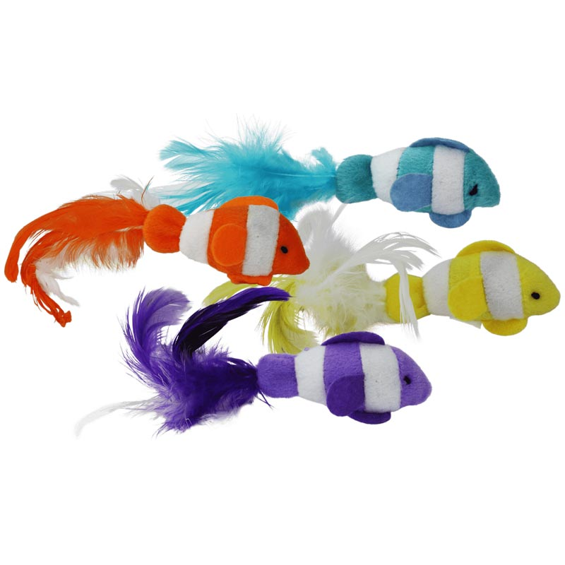Multipet Clown Fish Cat Toy – 2 pack