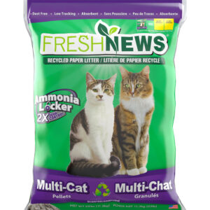 Fresh News Scented Paper Cat Litter, 25-lb bag