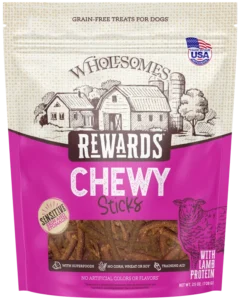 Wholesomes Rewards Chewy Sticks Lamb - 25 oz.